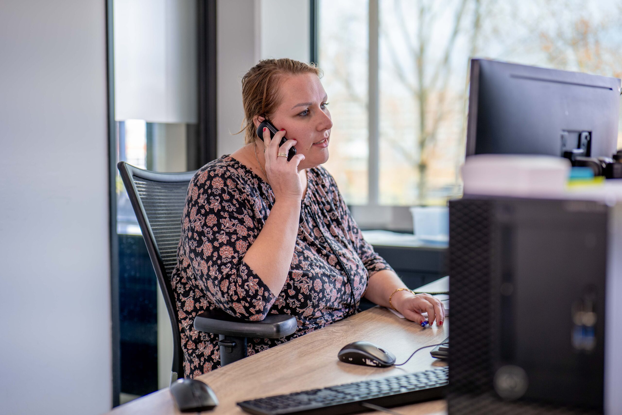 Medewerker van de Reliante Care zorgcentrale